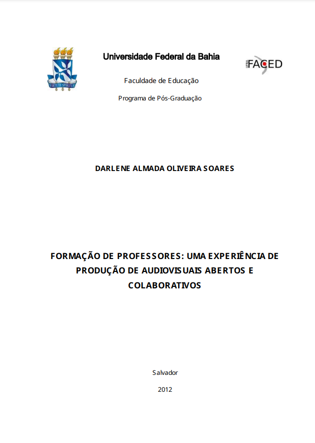 Leia mais sobre o artigo Formação de professores: uma experiência de produção de audiovisuais abertos e colaborativos