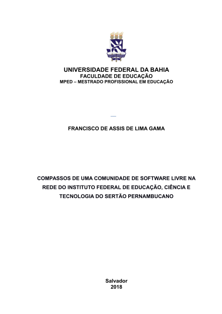 Leia mais sobre o artigo Compassos de uma comunidade de Software Livre na Rede do Instituto Federal de Educação, Ciência e Tecnologia do Sertão Pernambucano