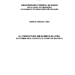 Leia mais sobre o artigo A Licenciatura em Química da UFBA: epistemologia, currículo e prática docente