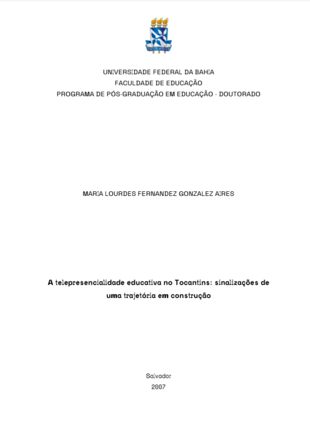 Leia mais sobre o artigo A telepresencialidade educativa no Tocantins: sinalizações de uma trajetória em construção