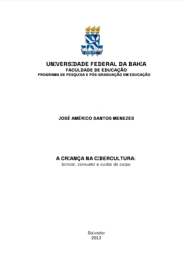 Leia mais sobre o artigo A criança na cibercultura: Brincar, consumir e cuidar do corpo